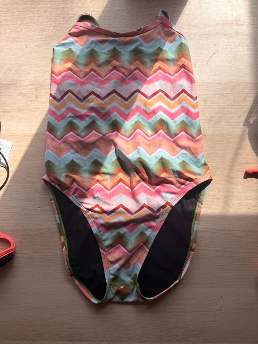 JOLYN Chevron Print Onesie